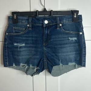 Blank NYC Astor Cut-Off Distressed Jean Shorts - NWT - SZ 27